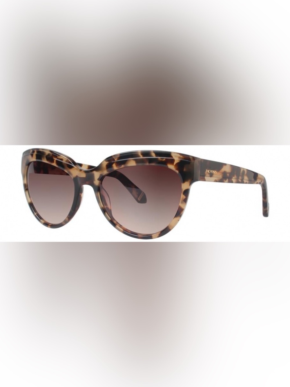 Zac Posen Tortoiseshell Cat-Eye Women's Sunglasses - Rose Lenses